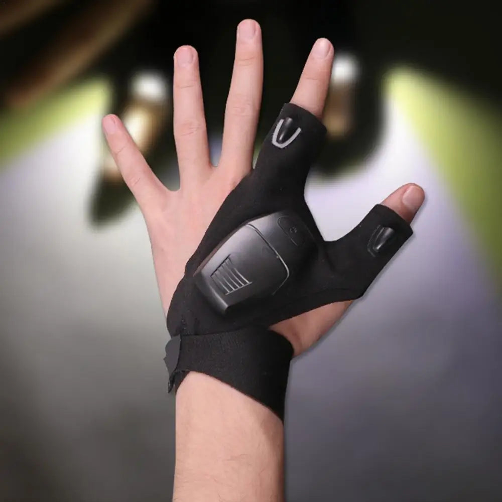 LED Flashlight Hands-Free Lights Gloves
