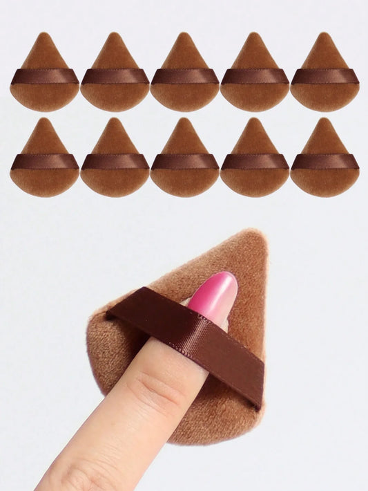 10pcs Triangle Shape Powder Puffs