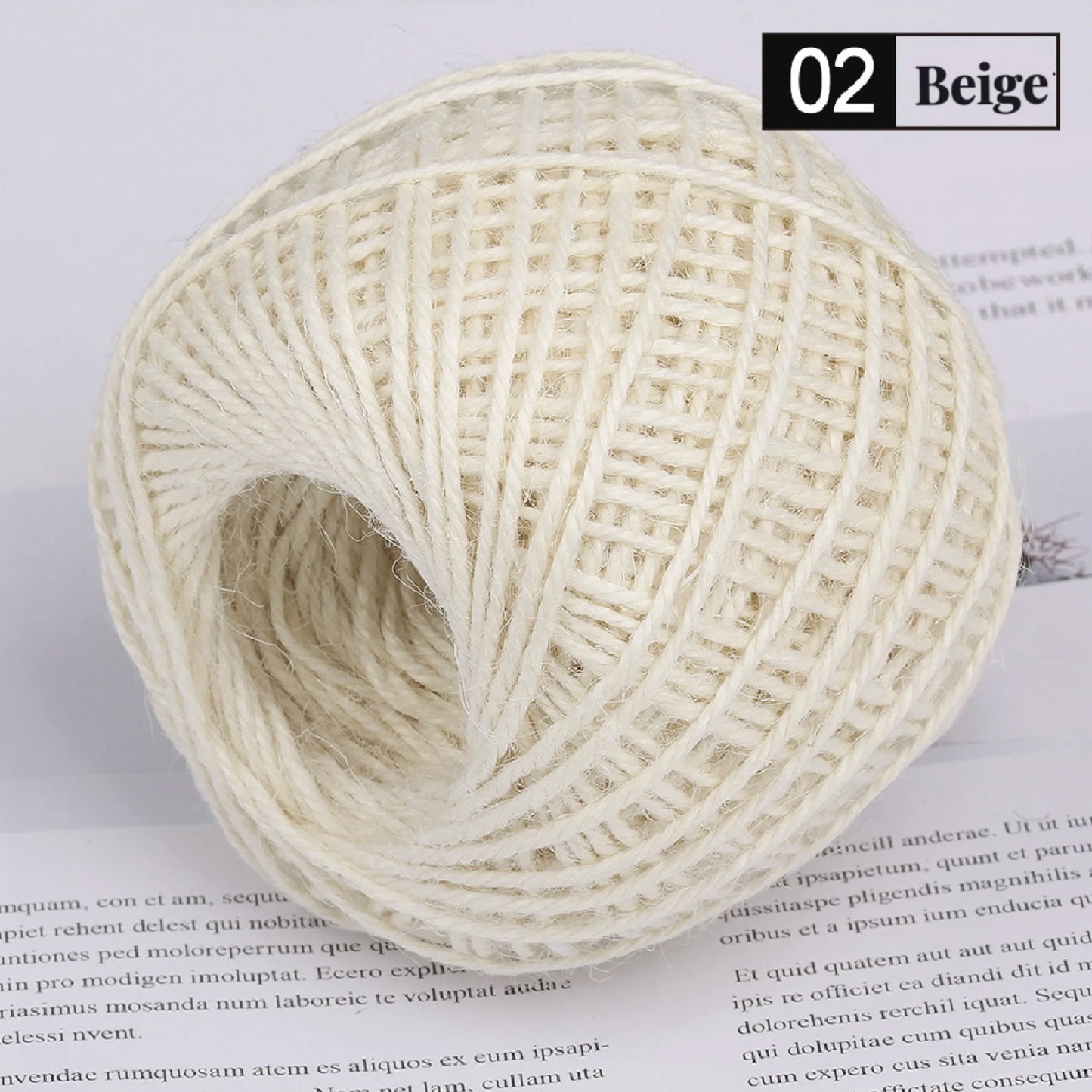 50M/Roll Colorful Natural Jute Rope