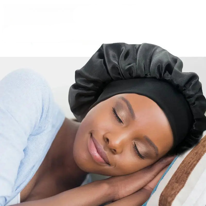 Wide Brim Night Bonnet