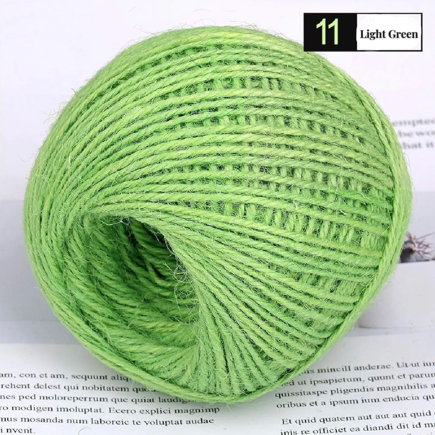 50M/Roll Colorful Natural Jute Rope