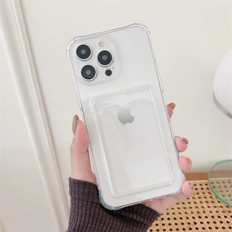 Transparent Card Silicone Case