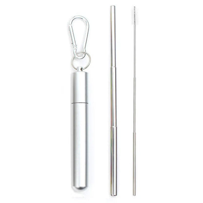 Portable Telescopic Straw Set
