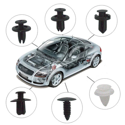 100pc Car Rivet Clip Set