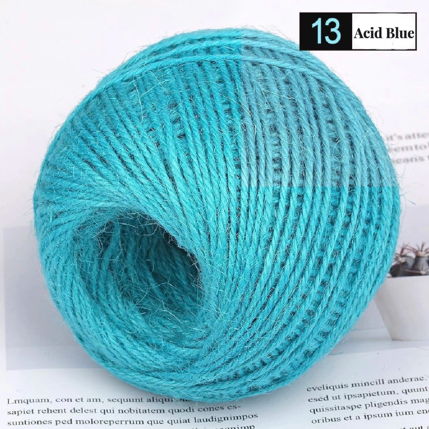 50M/Roll Colorful Natural Jute Rope