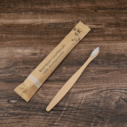 30-Pack Bamboo Soft Toothbrushes – Eco-Friendly & Reusable