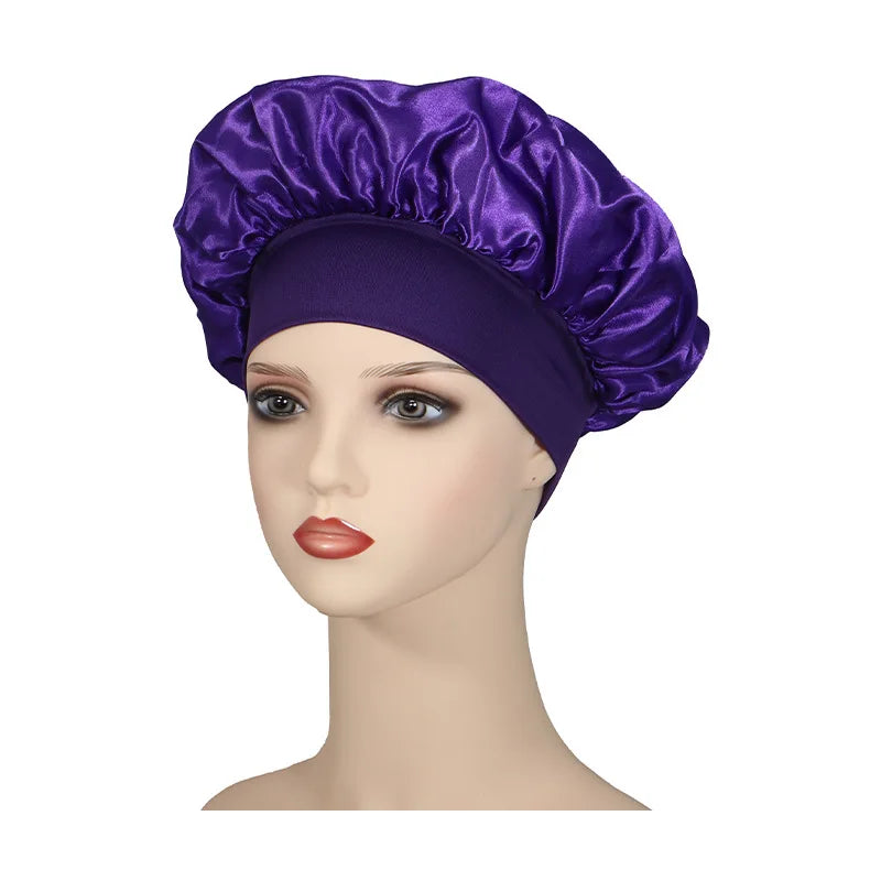 Wide Brim Night Bonnet