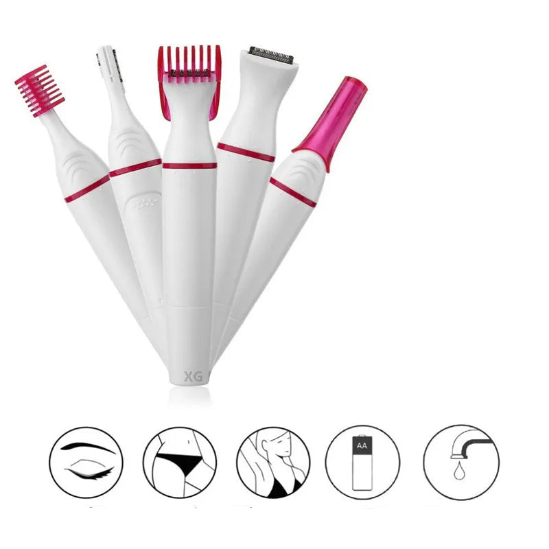 Multifunction 5 in 1 Electric Epilator For Women