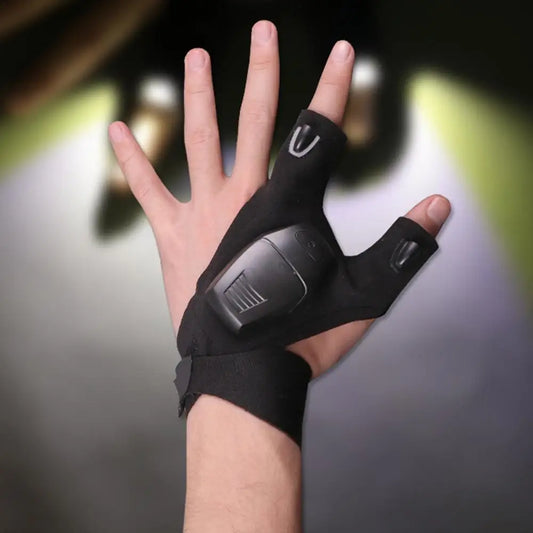 LED Flashlight  Hands-Free Lights Gloves