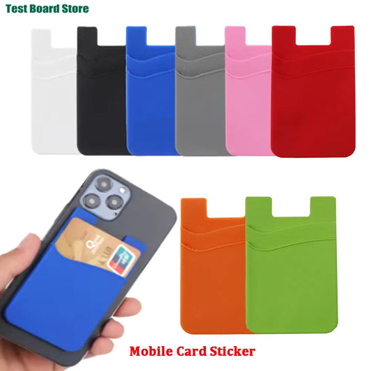 Silicone Stick-On Phone Wallet