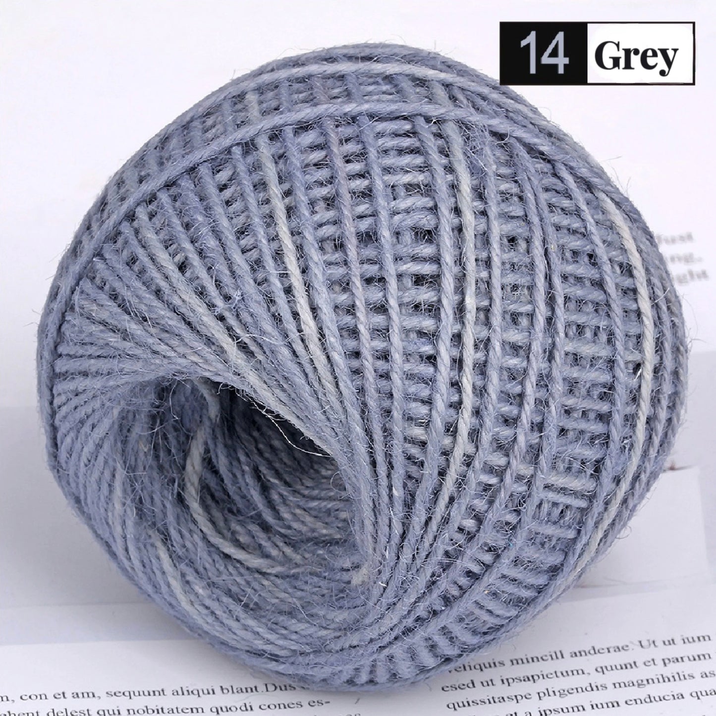 50M/Roll Colorful Natural Jute Rope