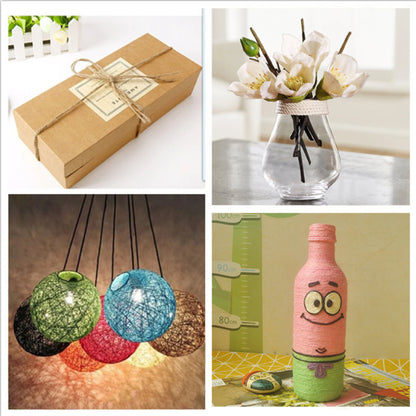 50M/Roll Colorful Natural Jute Rope