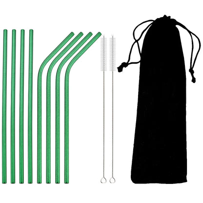 Colorful Stainless Steel Straw Set