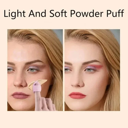 12Pcs Velvet Triangle Makeup Puffs Set