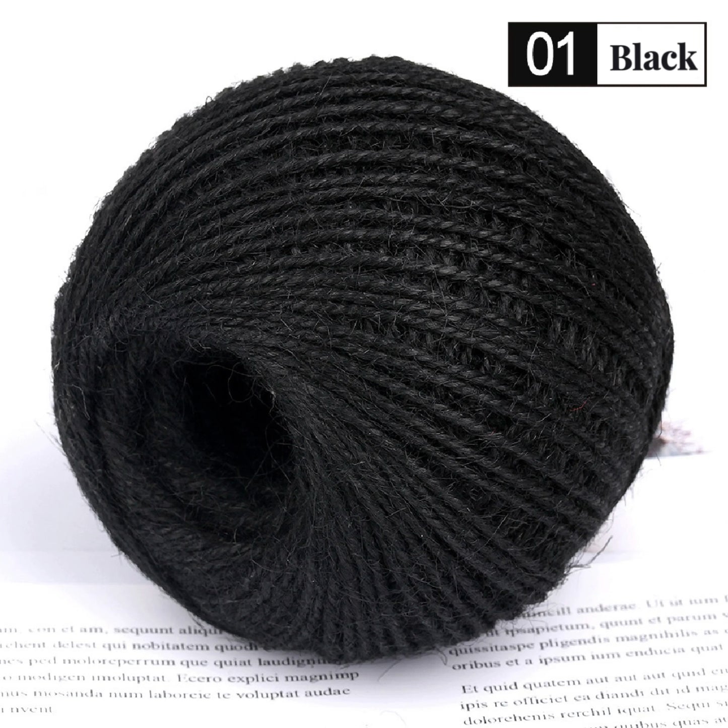 50M/Roll Colorful Natural Jute Rope