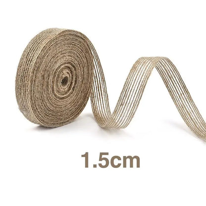 Yellow Jute Burlap Ribbon Roll