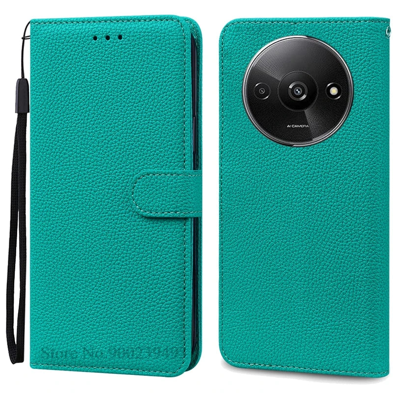 Redmi A3 Leather Wallet Phone Case