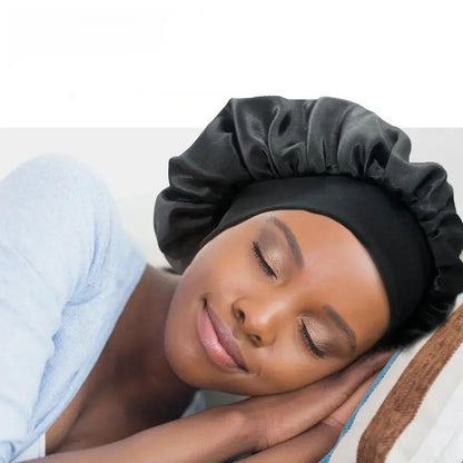 Wide Brim Night Bonnet