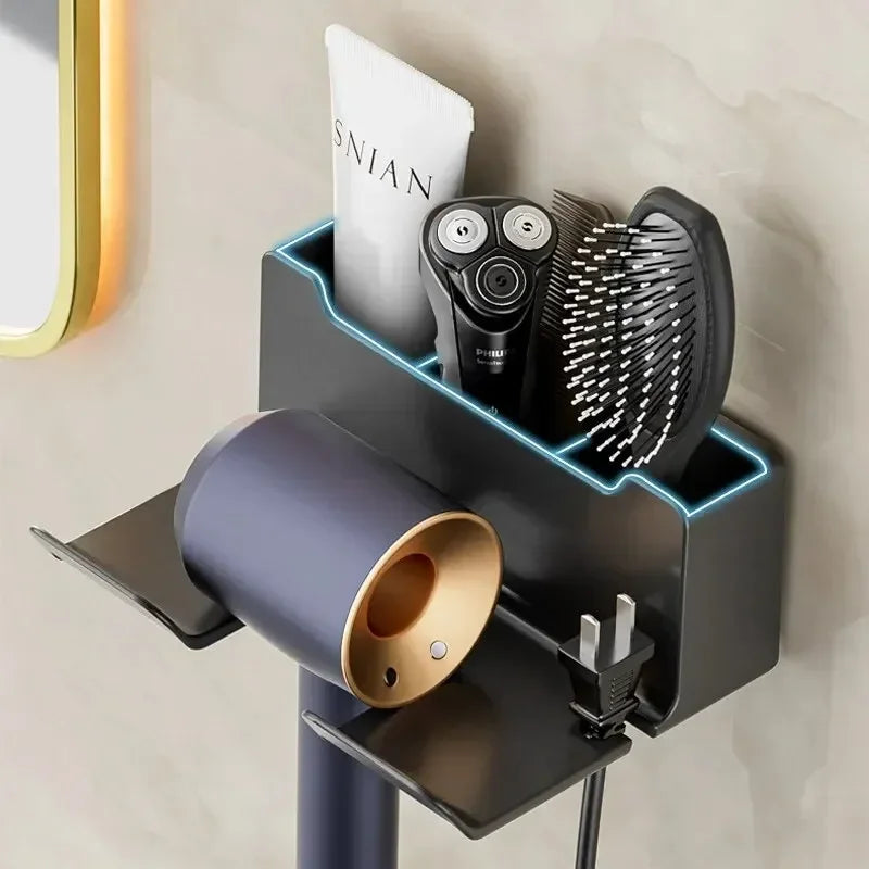 Hair Dryer & Straightener Wall Holder