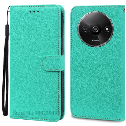 Redmi A3 Leather Wallet Phone Case
