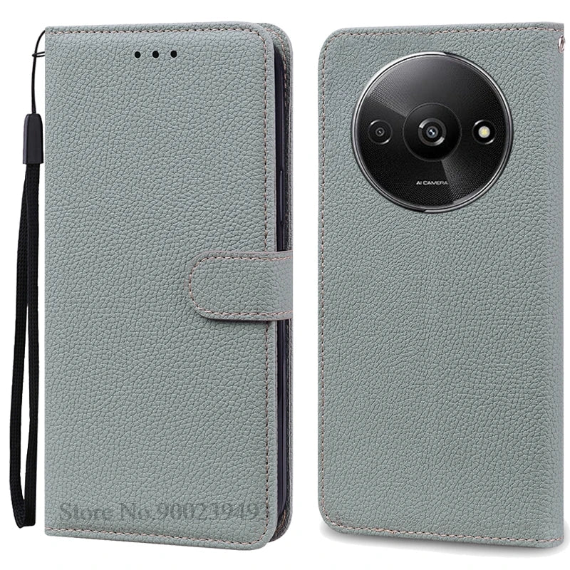 Redmi A3 Leather Wallet Phone Case