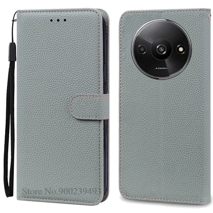 Redmi A3 Leather Wallet Phone Case