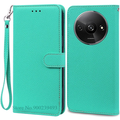 Redmi A3 Leather Wallet Phone Case