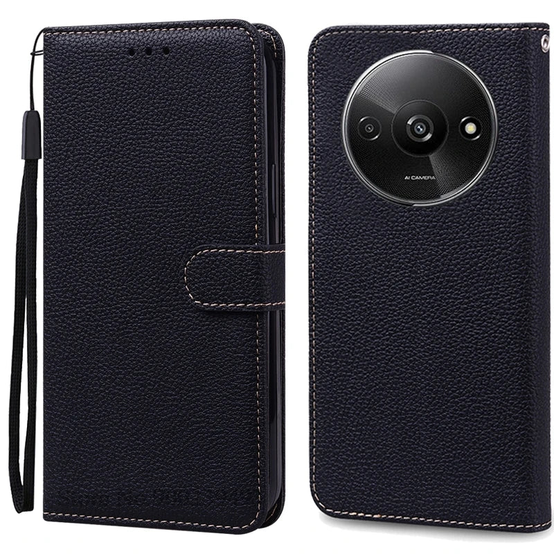 Redmi A3 Leather Wallet Phone Case