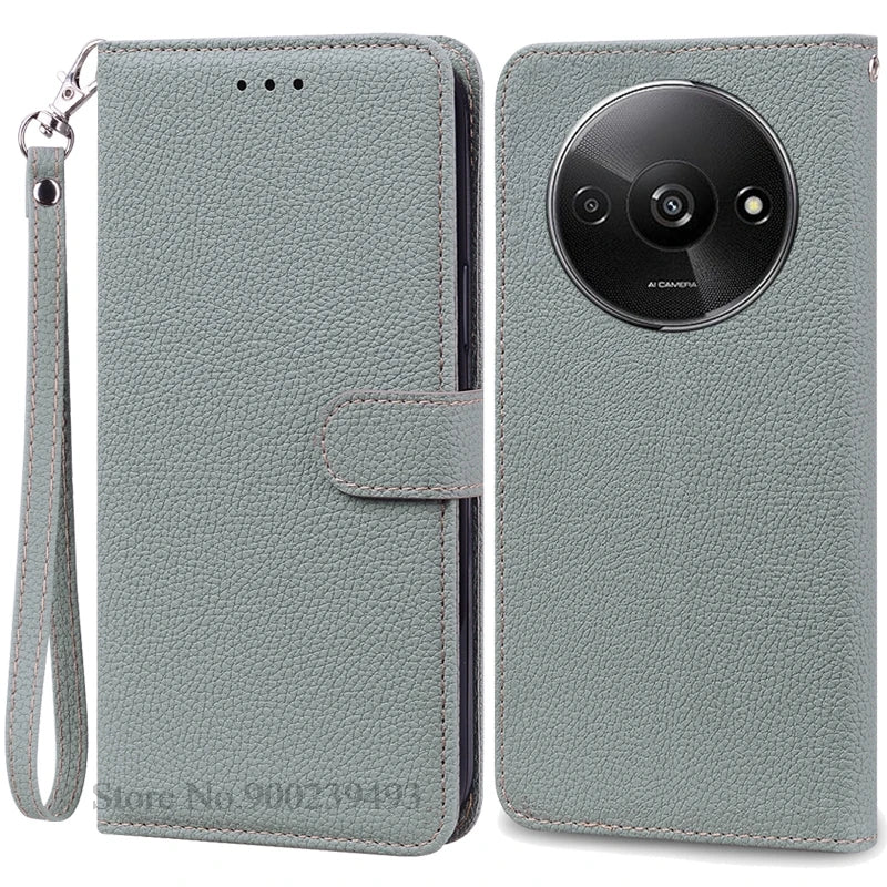 Redmi A3 Leather Wallet Phone Case