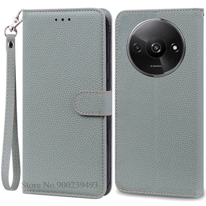 Redmi A3 Leather Wallet Phone Case