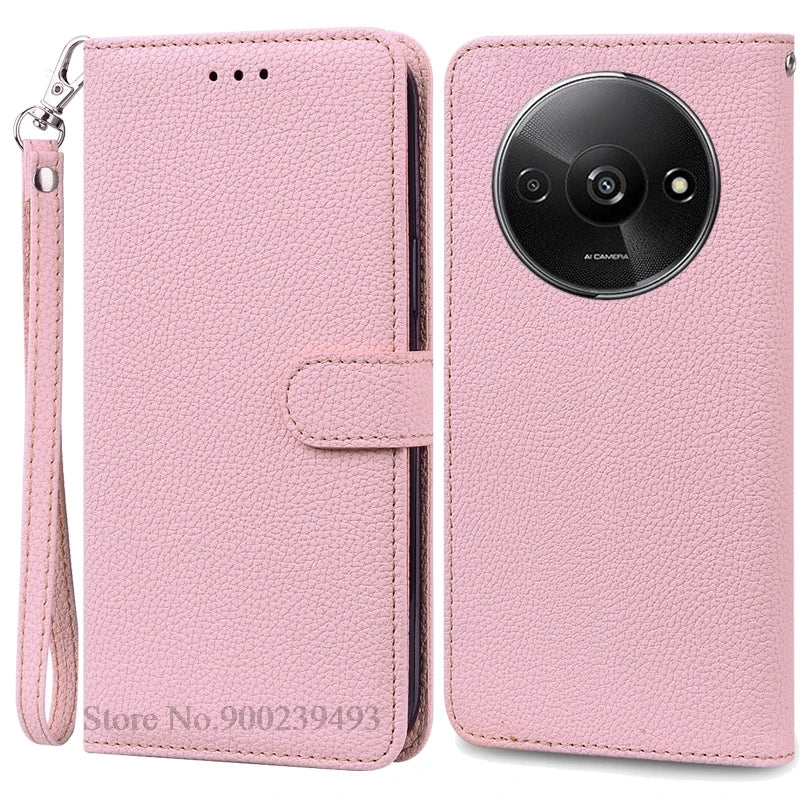 Redmi A3 Leather Wallet Phone Case
