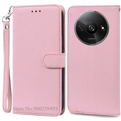 Redmi A3 Leather Wallet Phone Case
