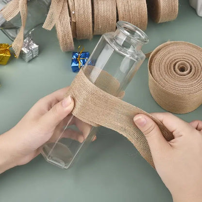 Yellow Jute Burlap Ribbon Roll