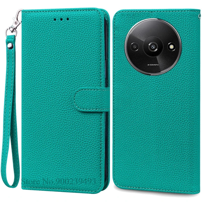 Redmi A3 Leather Wallet Phone Case