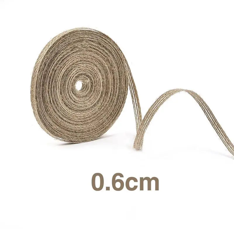 Yellow Jute Burlap Ribbon Roll