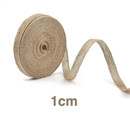Yellow Jute Burlap Ribbon Roll