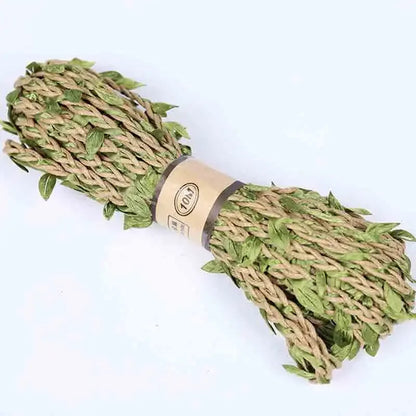 Natural Jute Leaf Rope for DIY & Decor