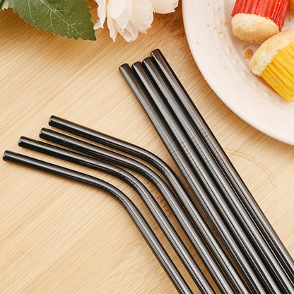 Colorful Stainless Steel Straw Set