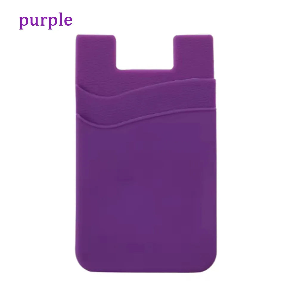 Silicone Stick-On Phone Wallet