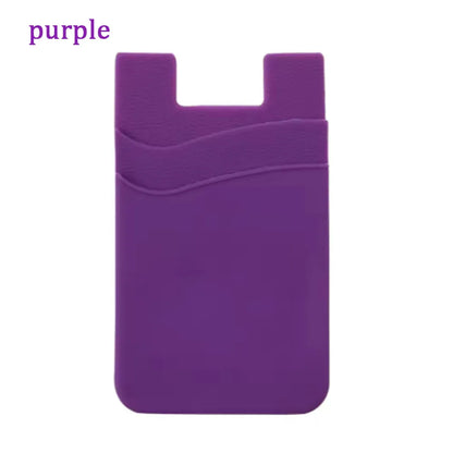 Silicone Stick-On Phone Wallet