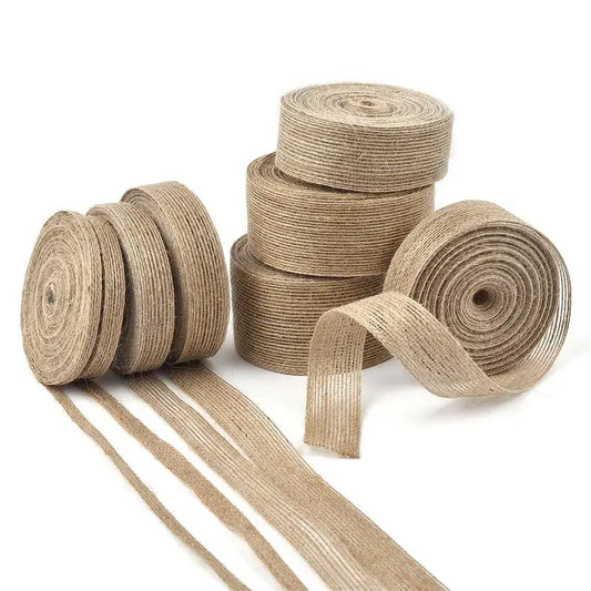 Yellow Jute Burlap Ribbon Roll