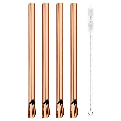 5pcs Reusable Bubble Tea Spoon Straws