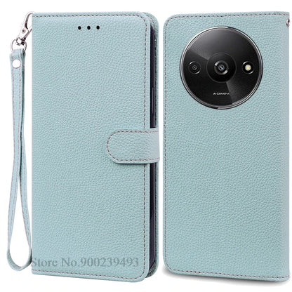 Redmi A3 Leather Wallet Phone Case