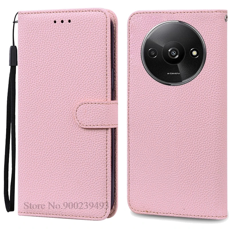 Redmi A3 Leather Wallet Phone Case