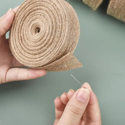Yellow Jute Burlap Ribbon Roll