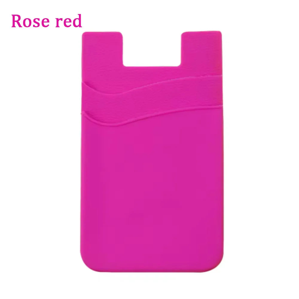 Silicone Stick-On Phone Wallet