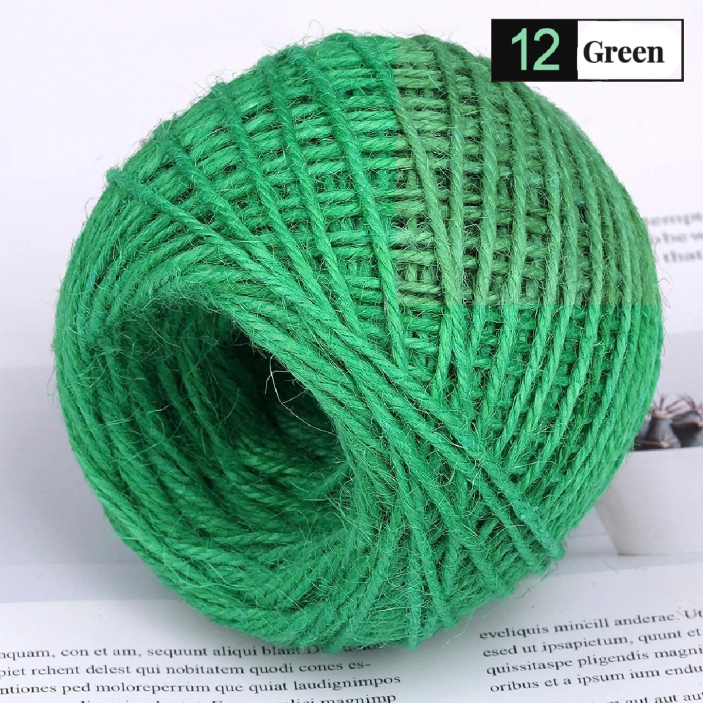 50M/Roll Colorful Natural Jute Rope