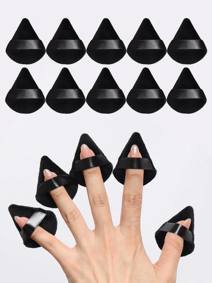 10pcs Triangle Shape Powder Puffs