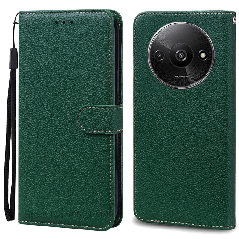 Redmi A3 Leather Wallet Phone Case