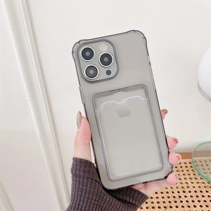 Transparent Card Silicone Case